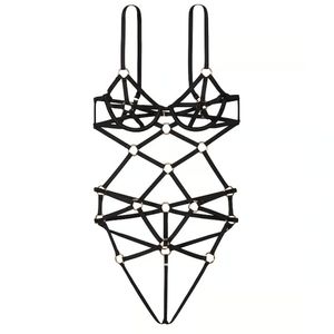 VICTORIA'S SECRET Open Cup Strappy Teddy
